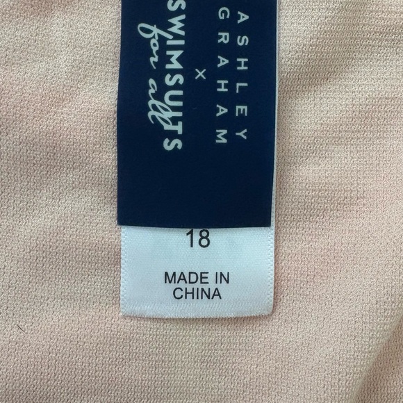 Swimsuits for All Ashley Graham | Pink Sahara Side Tie Pink Bikini | 16-18 - Picture 9 of 9